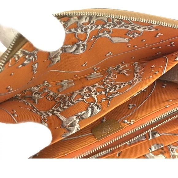 HERMES Azap Silk In Veau Epsom Leather Zip Around Long Wallet - Picture 6 of 7